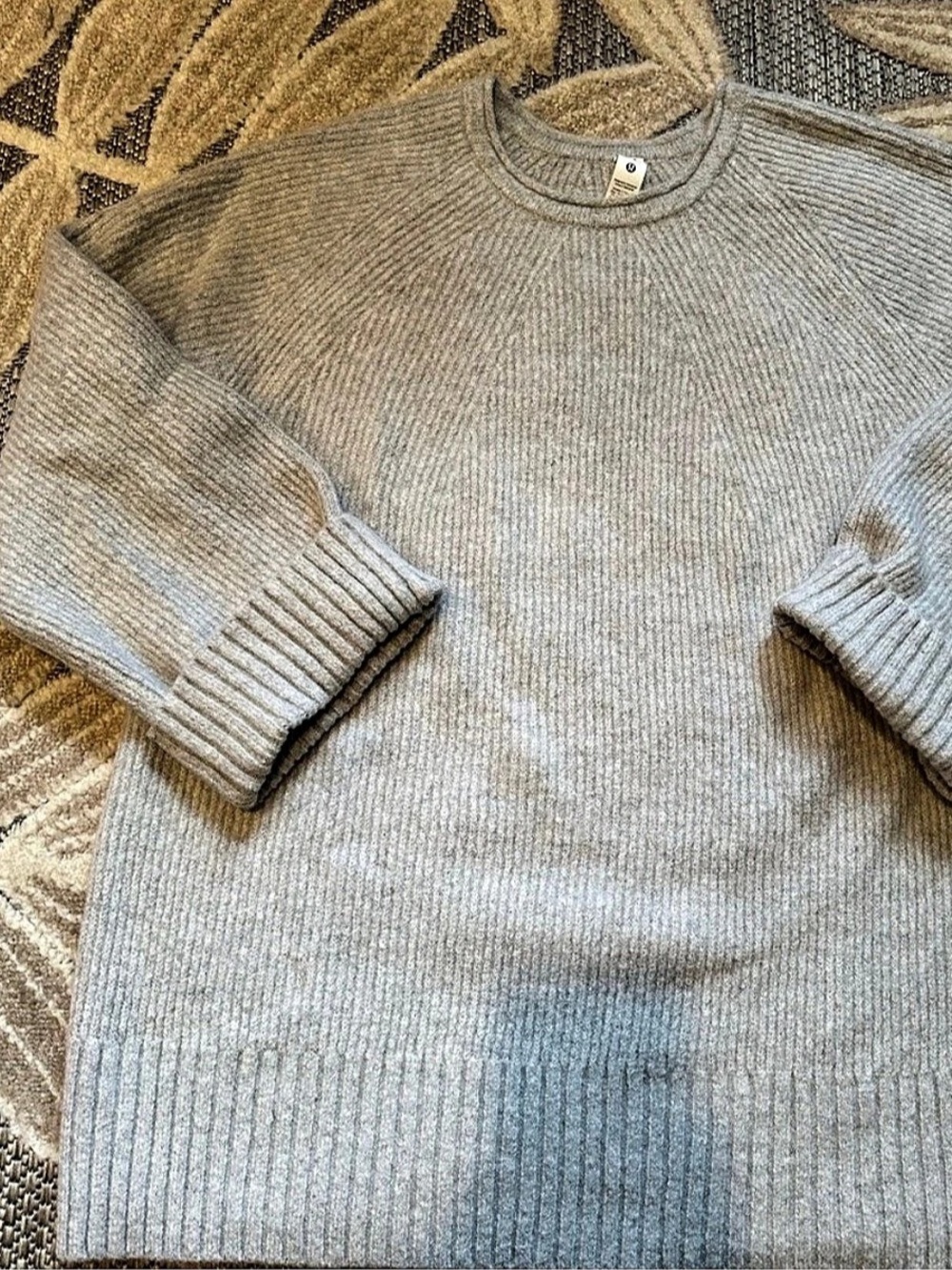 Lululemon Alpaca Wool-Blend Crewneck Sweater Gray size Small NWOT